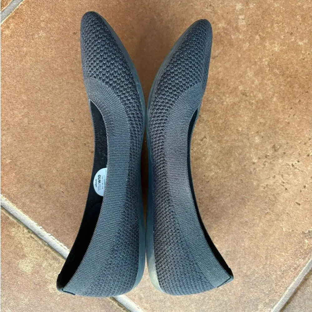 All Birds Tree Breezer Natural Mesh Ballet Flats Minimalist Comfort size 10